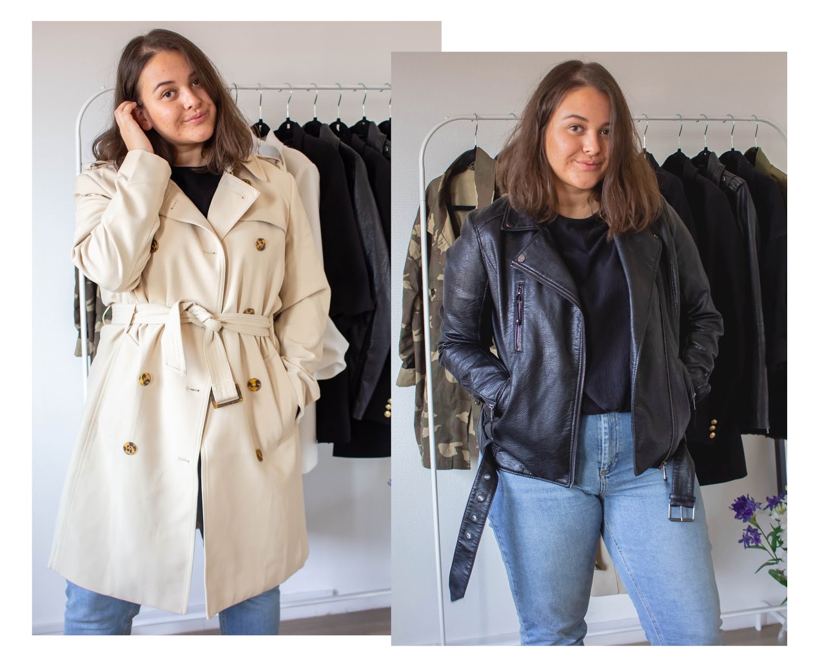 Fashion Coats Between-Seasons Coats Laurèl Laur\u00e8l Between-Seasons-Coat allover print casual look 