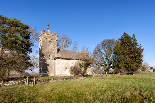 St Giles church at Hampton Gay on a sunny afternoon by Martyn Ferry Photography