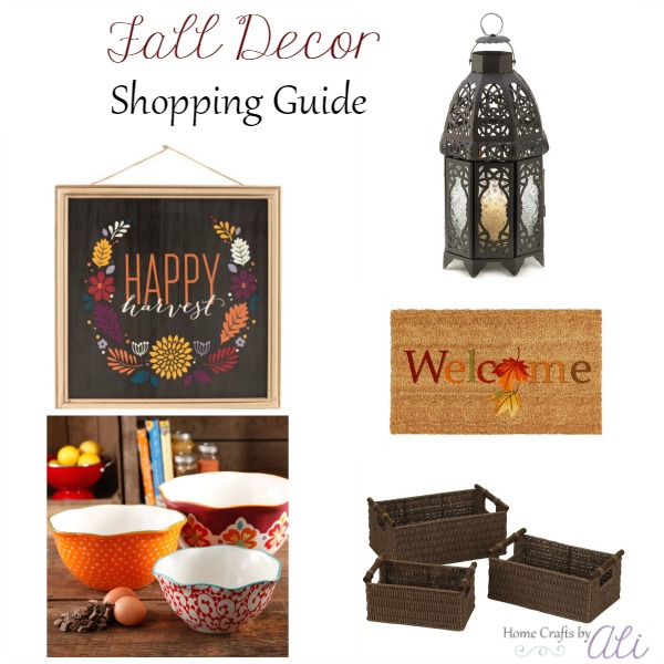 Fall Decor Shopping Guide Home Crafts by Ali