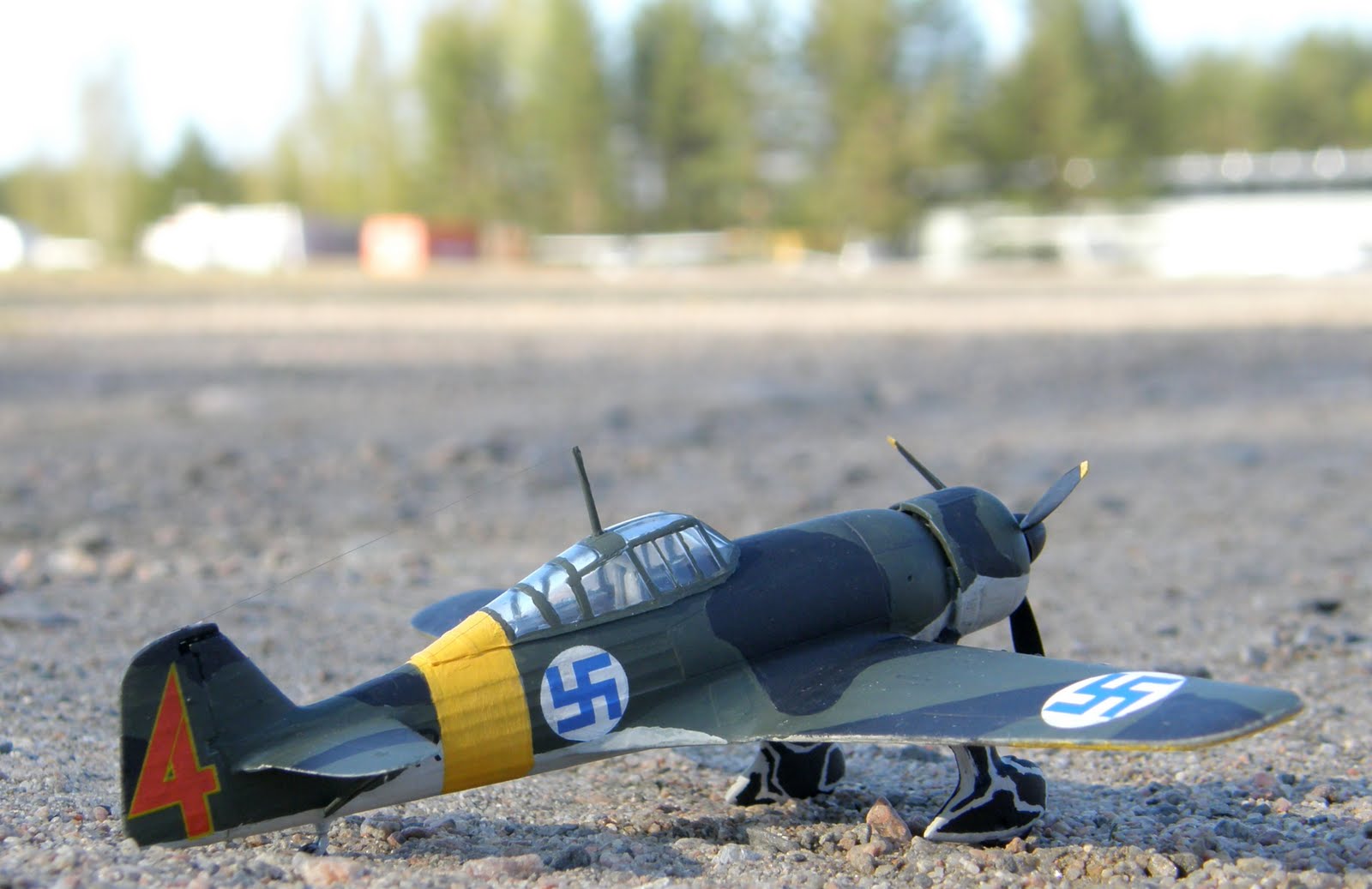 wade's military models Finnish Air Force Fokker D.XXI 4. series 1/72