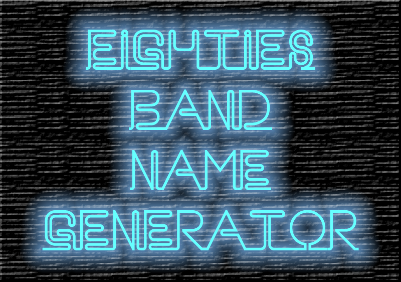Band names. Emo Band name Generator.