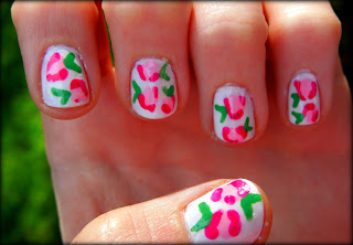 It's Hannah Beth: Easy Flower Nails