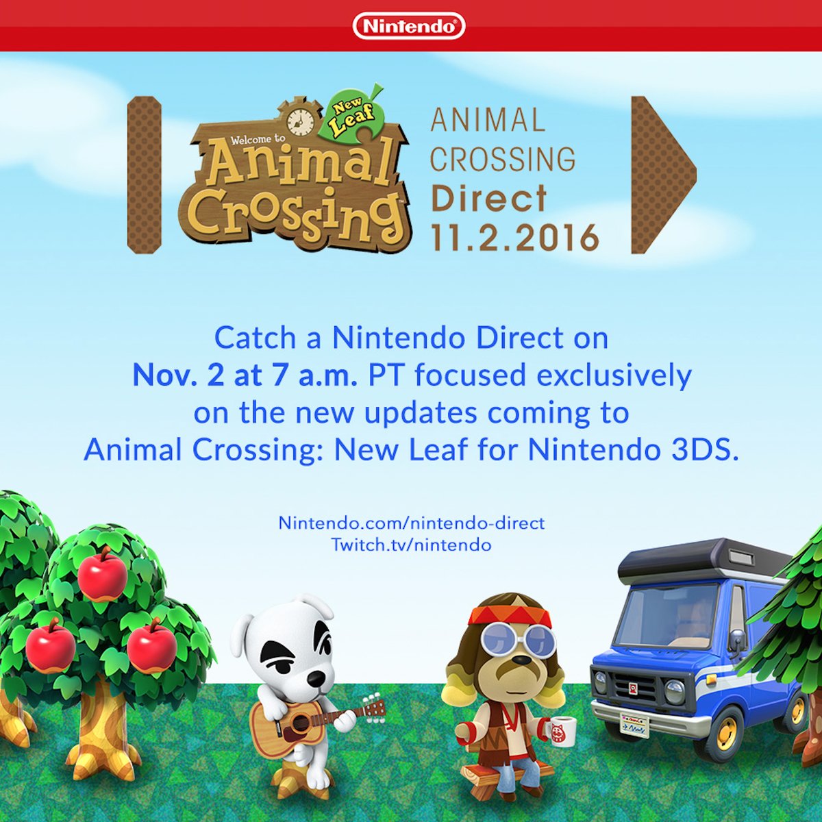 Animal Crossing Direct será transmitido amanhã; apresentação japonesa vai revelar detalhes de