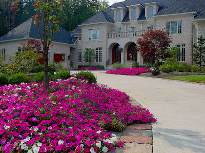 Colorful Backyard Design Spring