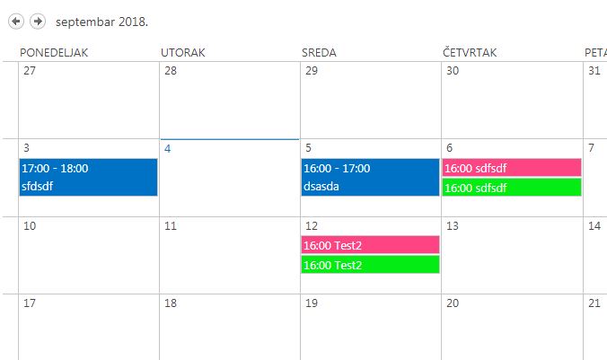 SharePoint Tricks Add Different Colors To Calendar Overlay
