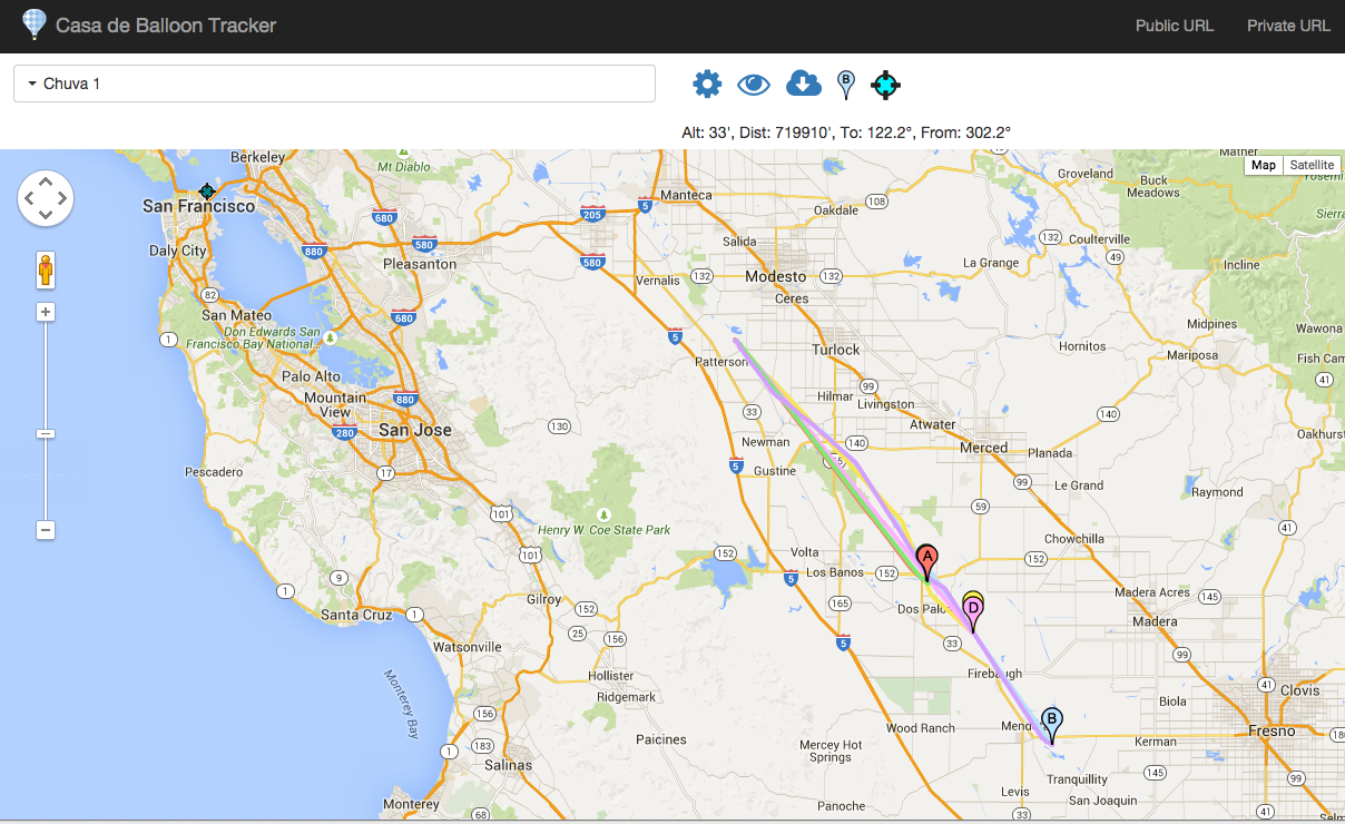 Casa de Balloon Club Tracking