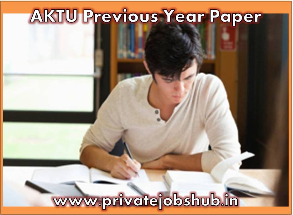 AKTU Previous Year Paper AKTU Previous Year Paper