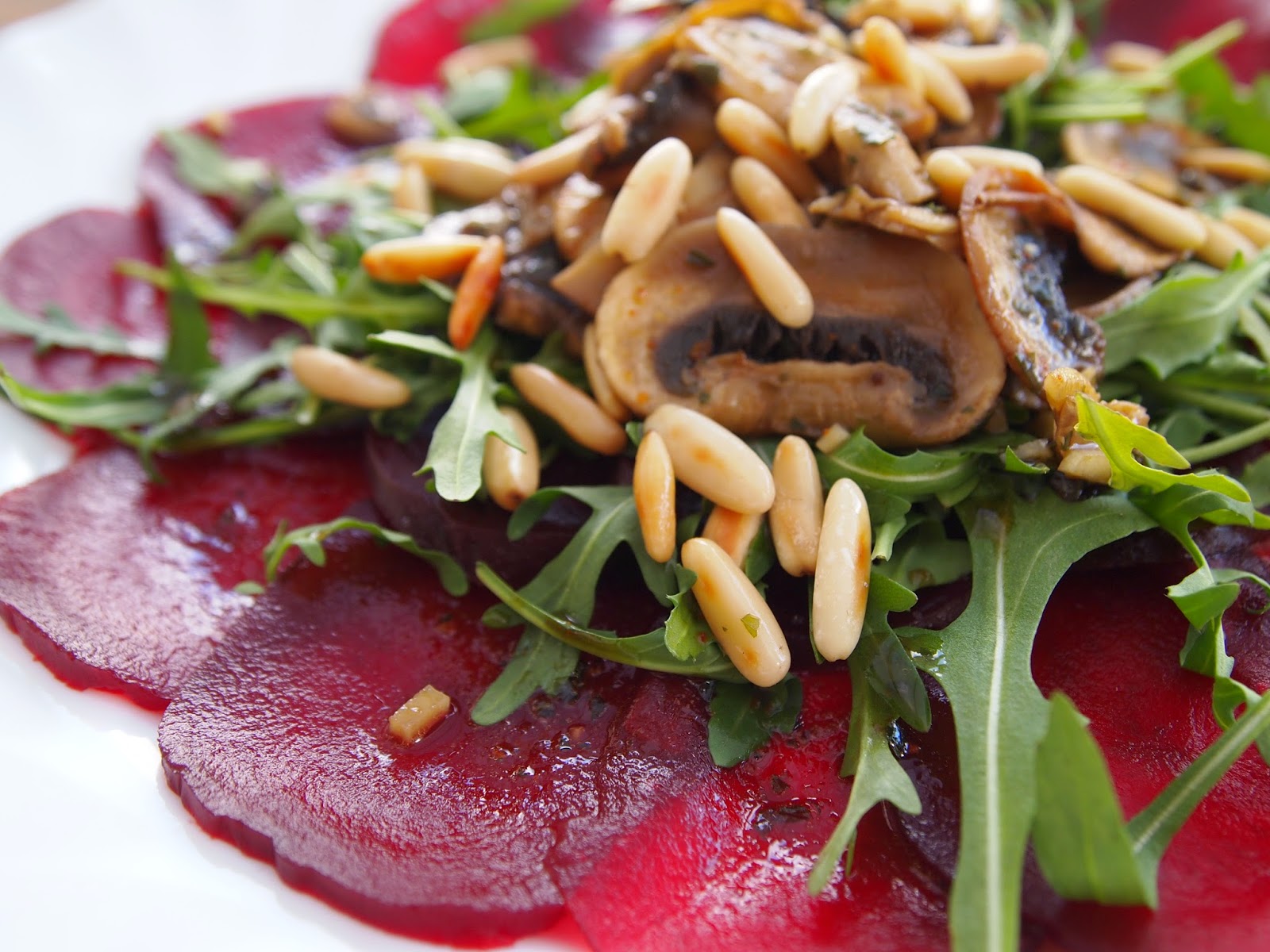 Rote Bete Carpaccio Vegan