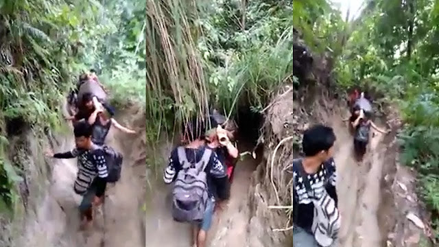 Viral Jenazah Ditandu Puluhan Kilometer, Sandi: Bukti Infrastruktur Belum Rata Viral Jenazah Ditandu Puluhan Kilometer, Sandi: Bukti Infrastruktur Belum Rata