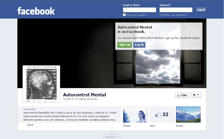 Autocontrol Mental® este pe Facebook