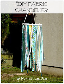 DIY Fabric Chandelier