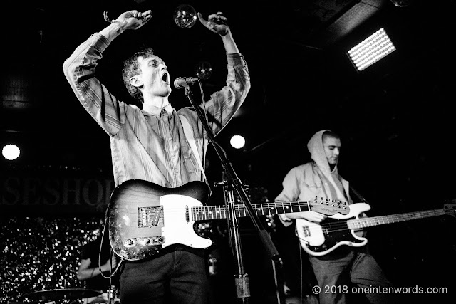 Ought at The Legendary Horseshoe Tavern on May 11, 2018 for the Audiotree North Launch Party at CMW Canadian Music Week Photo by John Ordean at One In Ten Words oneintenwords.com toronto indie alternative live music blog concert photography pictures photos