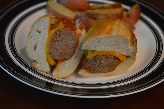 Cheeseburger Meatball Sandwiches