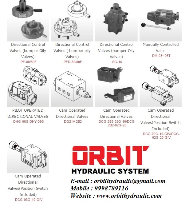 ORBIT HYDRAULIC SYSTEM Chia Wang Make Hydraulic Pressure Control