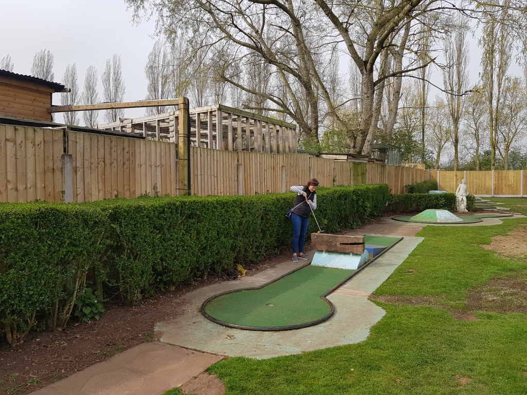 The Ham and Egger Files Crazy Golf at Fletchers Family Garden Centre in Eccleshall, Staffordshire