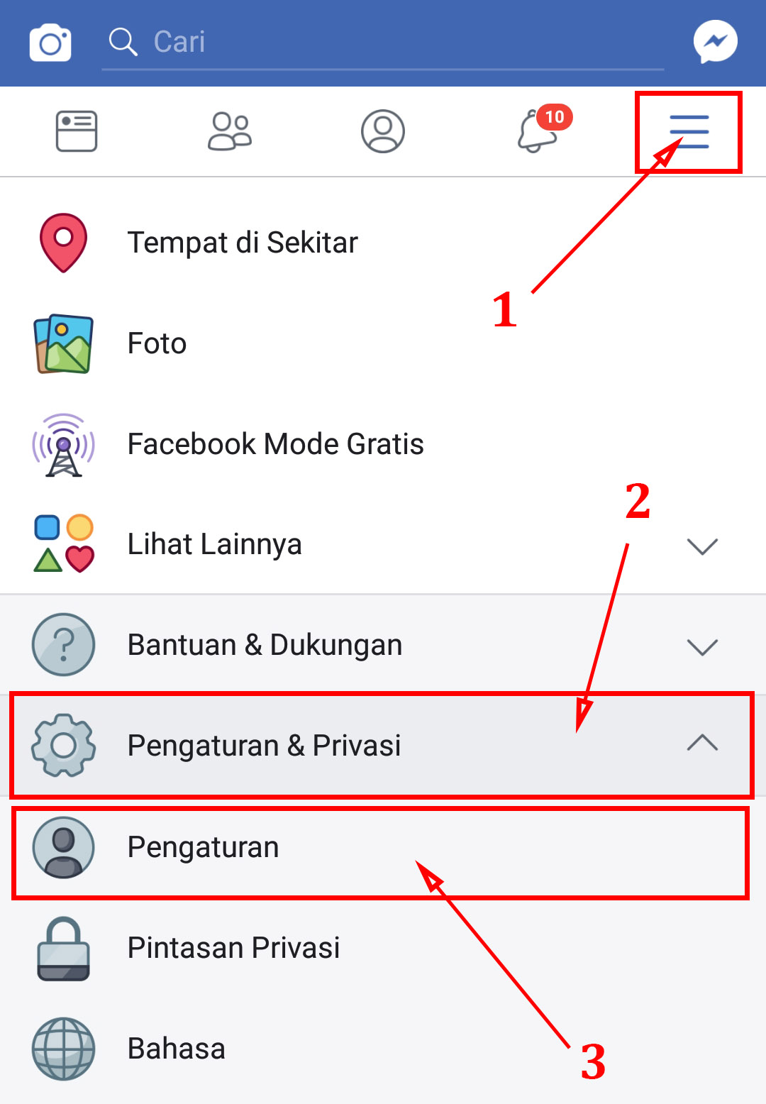 Cara Mengubah Nama di Facebook di HP Lewat Aplikasi