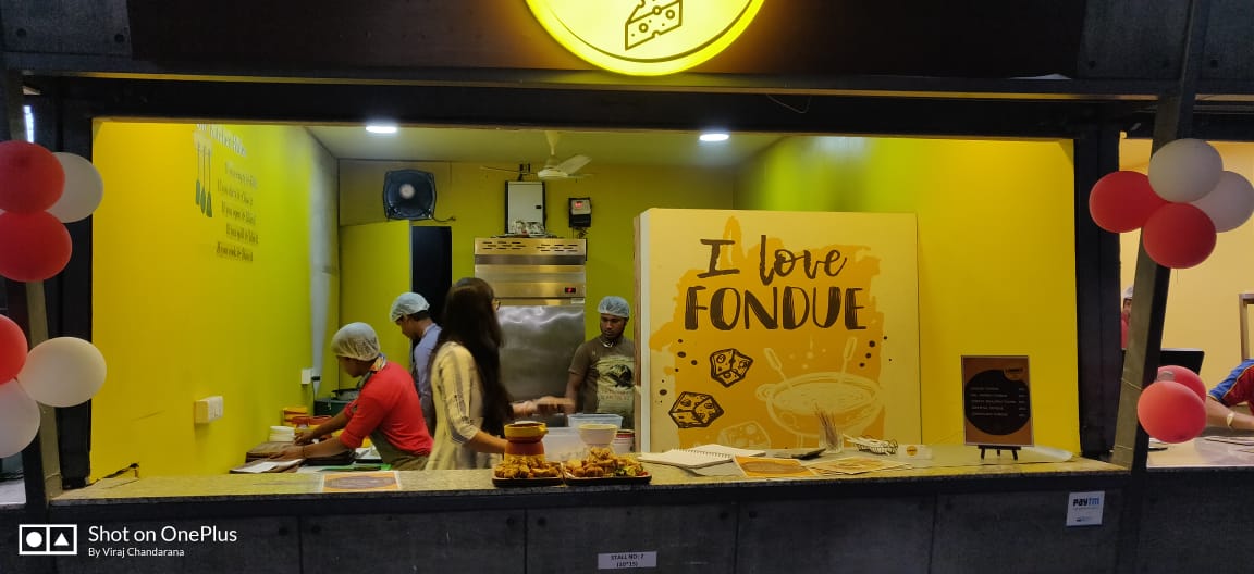Where Viraj Ate Today Fondue Ka Time Aa Gaya.