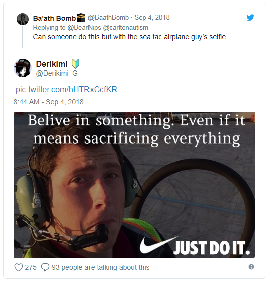 The Best Memes on Nike’s ‘Believe in Something’ Colin Kaepernick Ad (10