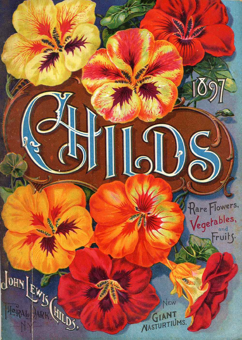 Tenth Letter of the Alphabet Lettering John Lewis Childs’ Catalogues