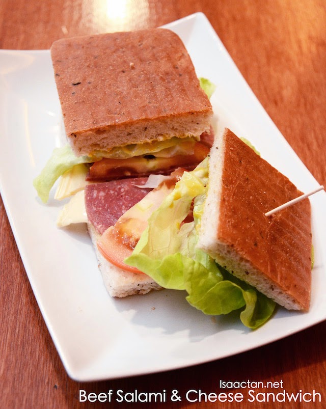 Beef Salami & Cheese Sandwich - RM11