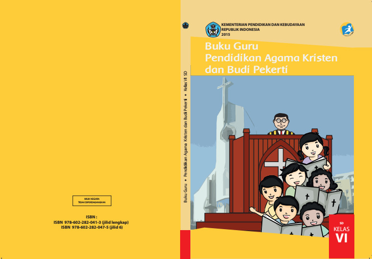Download Gratis Buku Guru Pendidikan Agama Kristen dan Budi Pekerti Kelas 6 SD Kurikulum 2013 Format PDF
