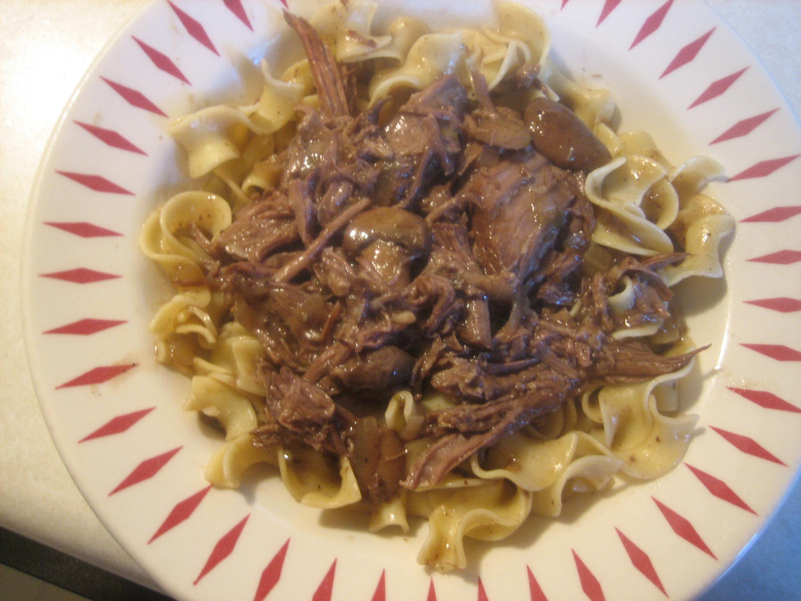 Deliciously Delilah Beef Burgundy Pot Roast (Crock Pot)