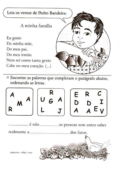 Atividade de Ensino Religioso - Valor Amor | Atividades Educativas