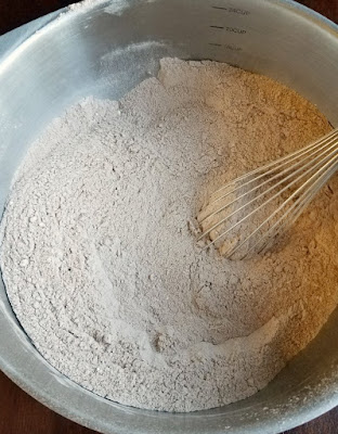 dry ingredients for chocolate cupcakes