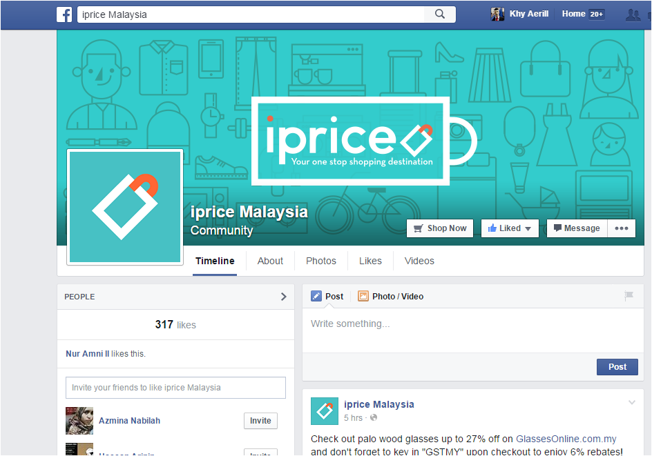 facebook, iprice , murah