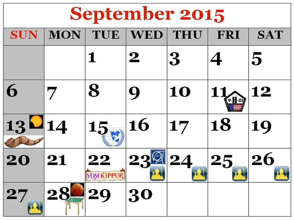 parablesblog September Dates of Significance