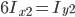 6I_ {x2} = I_ {y2}