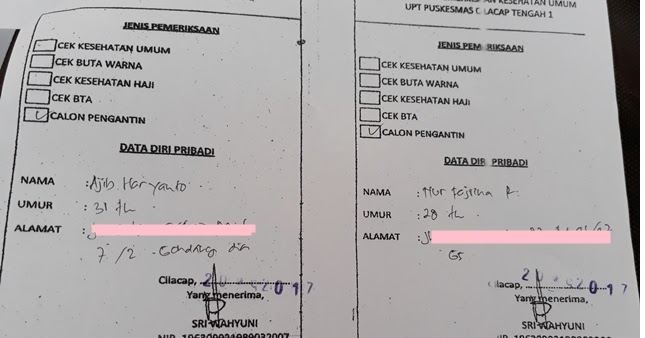 Surat Sehat Untuk Nikah