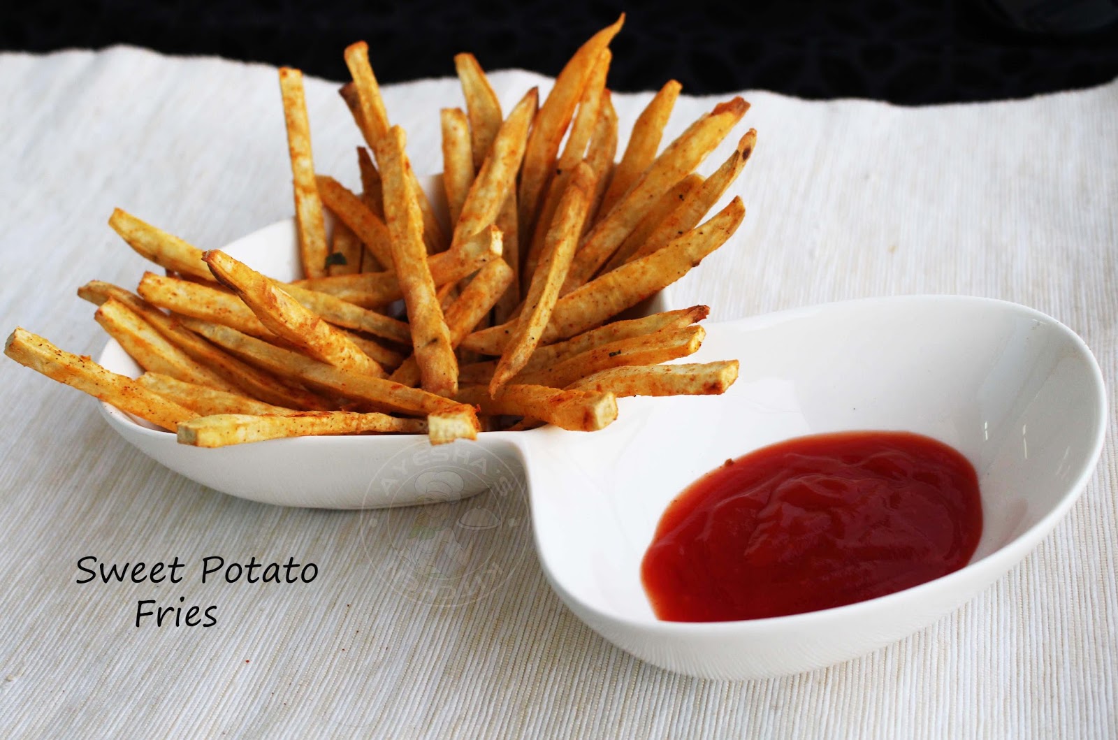 BAKED SPICY SWEET POTATO FRIES SWEET POTATO FRIES HEALTHY