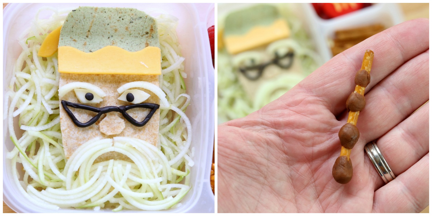 Dad makes a 'Harry Potter' Dumbledore-themed lunch