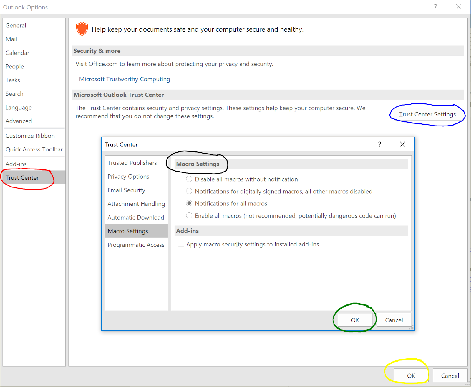 An Outlook Macro Bright iDiaz