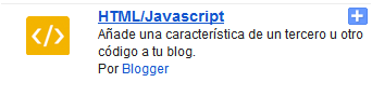 Widgets para Blogger