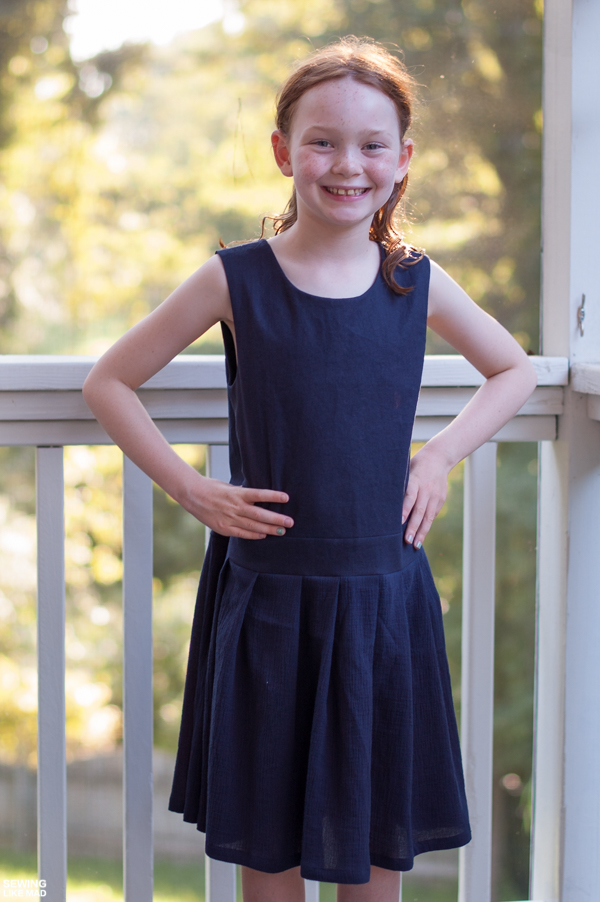 Girls Pinafore Box Dress Sizes Age 2-16 Pleated Dress Zip School Uniform 