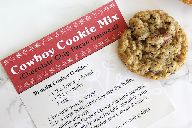 Cowboy Cookie Mix for Gifting