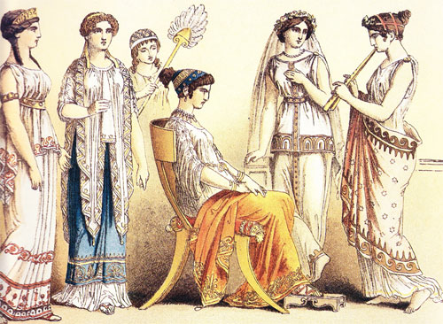 You see how the women were dressed. The dresses were flexible, and more ...