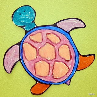 Tippytoe Crafts: Oil-Rubbed Sea Turtles