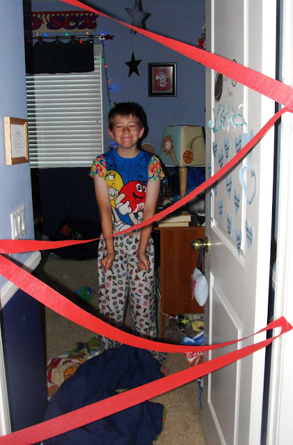 Decorate your child's door on their birthday for a fun surprise when they wake up.