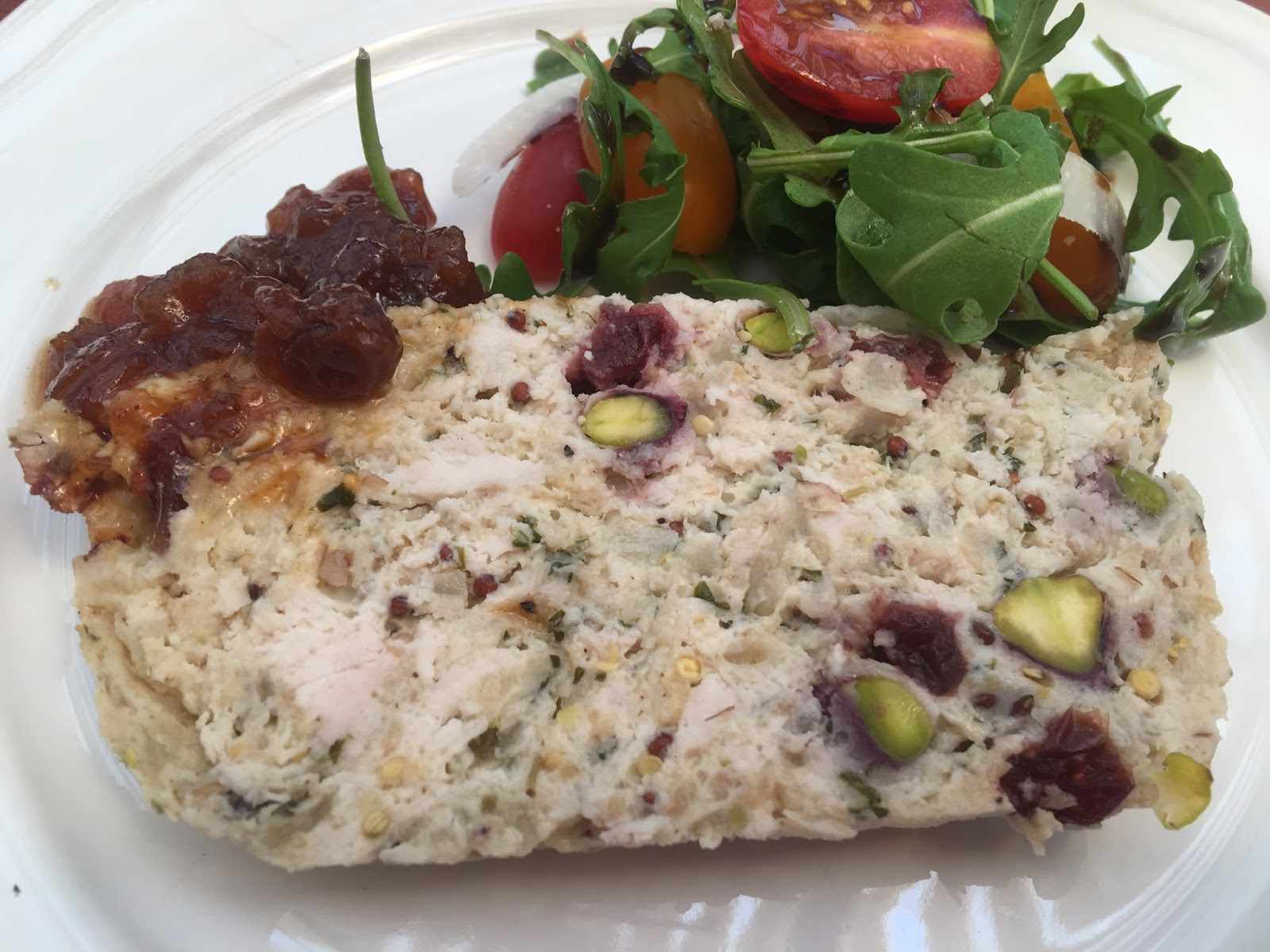 a dash of flavour Chicken, Cranberry and Pistachio Terrine