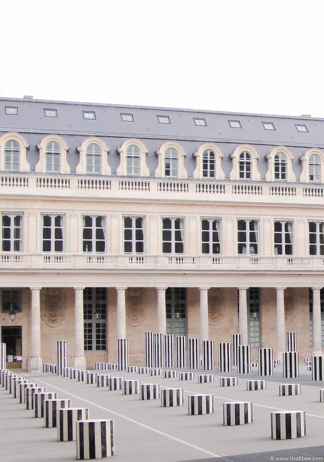 Palais-Royal Paris - Les Colonnes De Duren | Palaise Royal Les Deux Plateaux by Daniel Buren