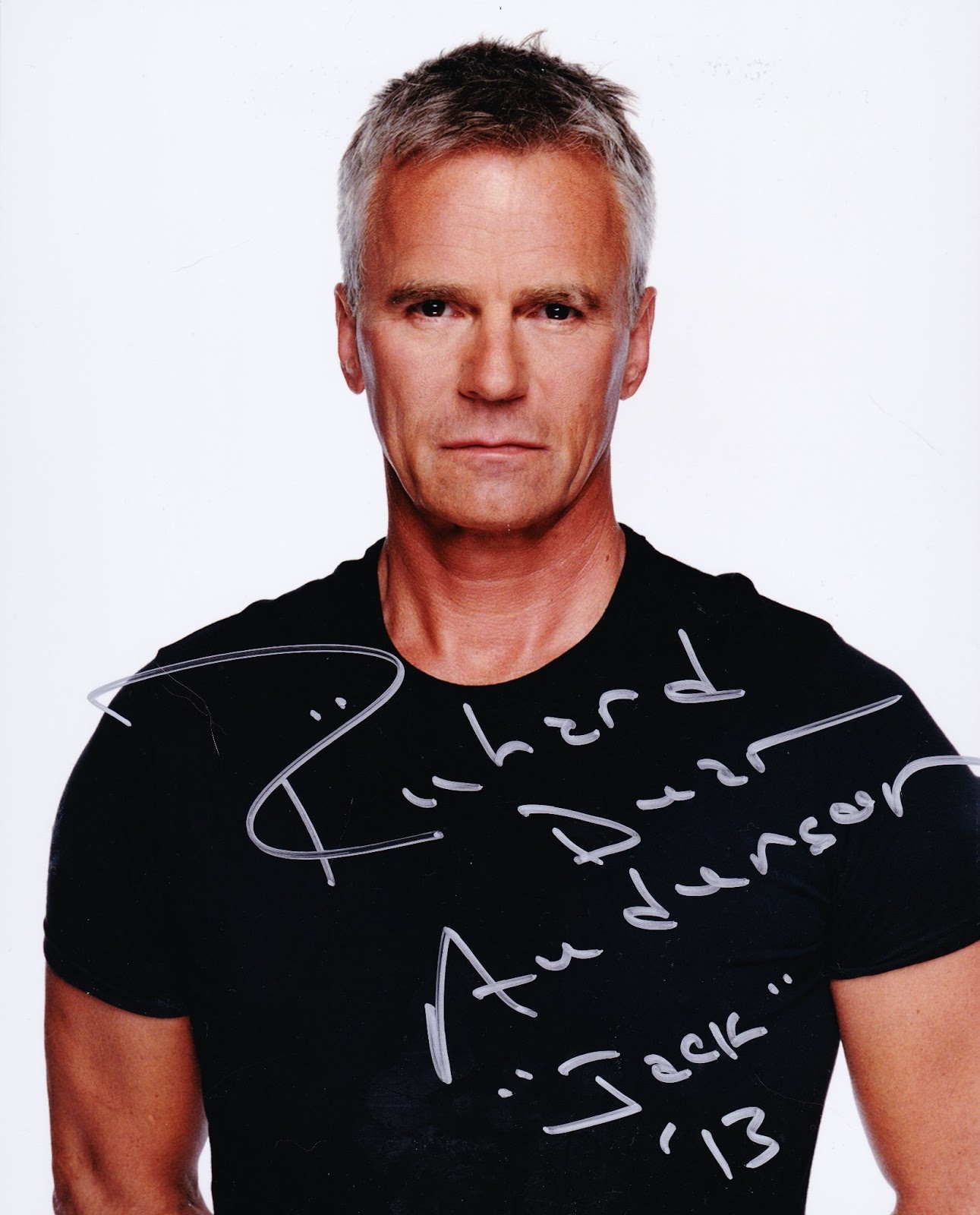 Richard Dean Anderson Dallas ComicCon 2013 Autograph Hound's Blah Blah Blog