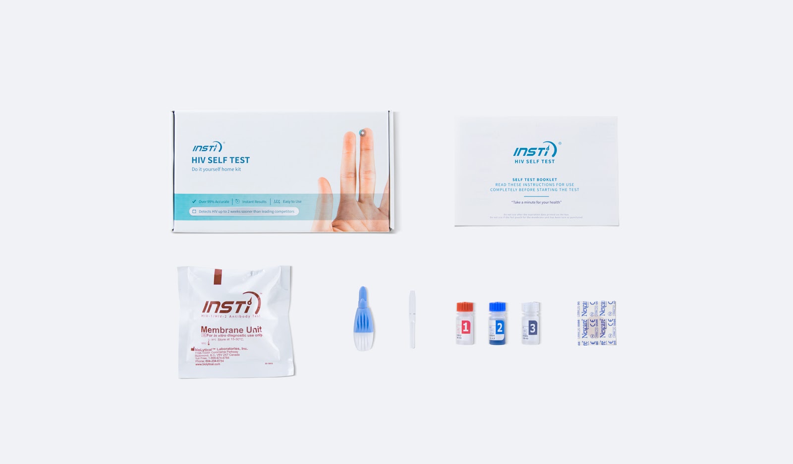 Insti HIV Self Test on Packaging of the World Creative Package Design