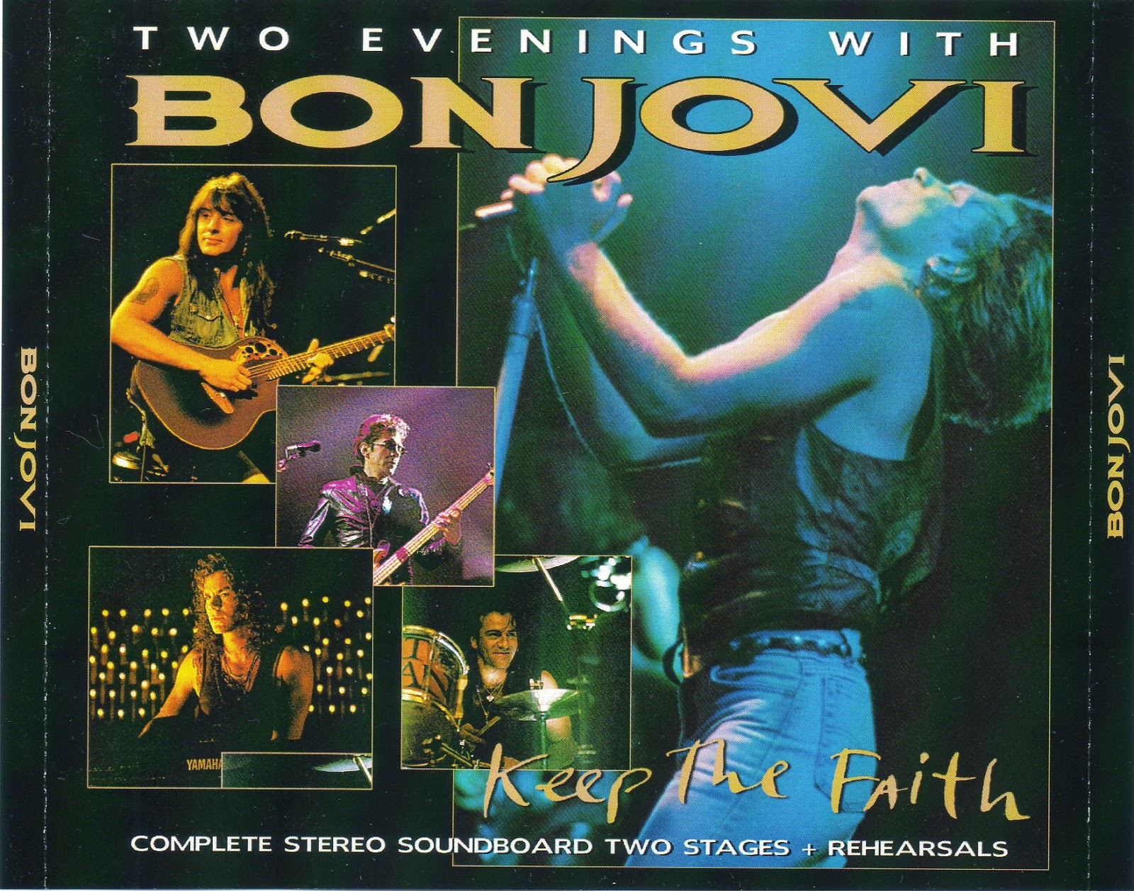 High Quality Bootlegs Bon Jovi Keep The Faith Two Evenings With
