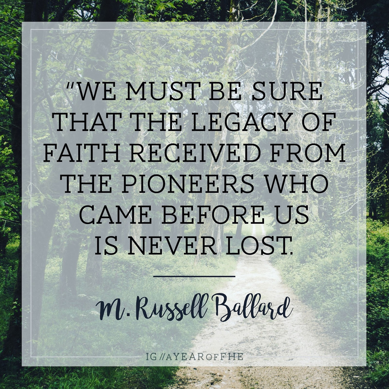 A Year of FHE // This is a great collection of 25 quotes from LDS leaders about the Mormon Pioneers that will uplift and inspire to modern Latter-day Saints. #lds #pioneers #trek