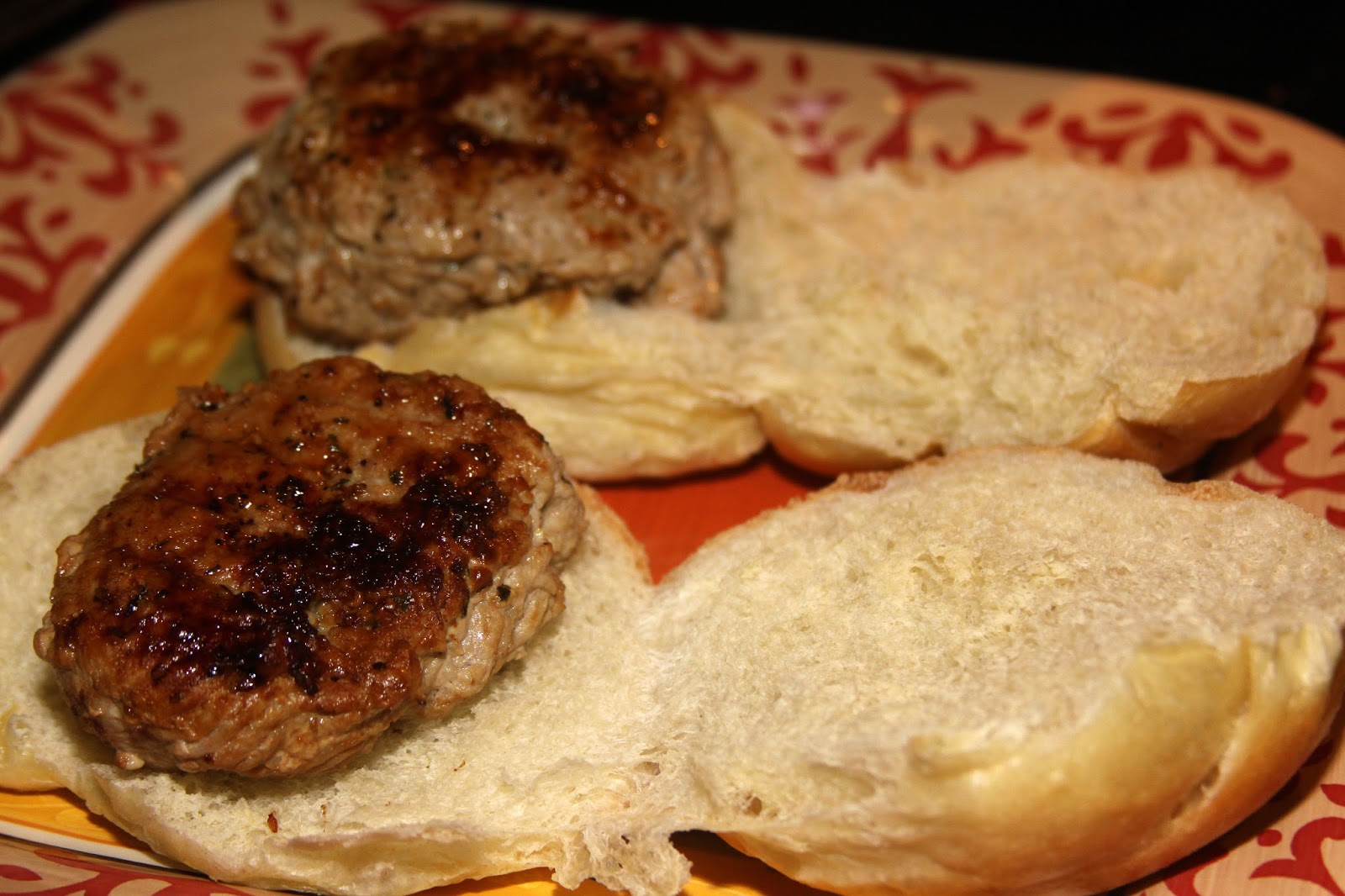 For the Love of Food Bourbon Glazed Kentucky Hot Brown Turkey Burgers