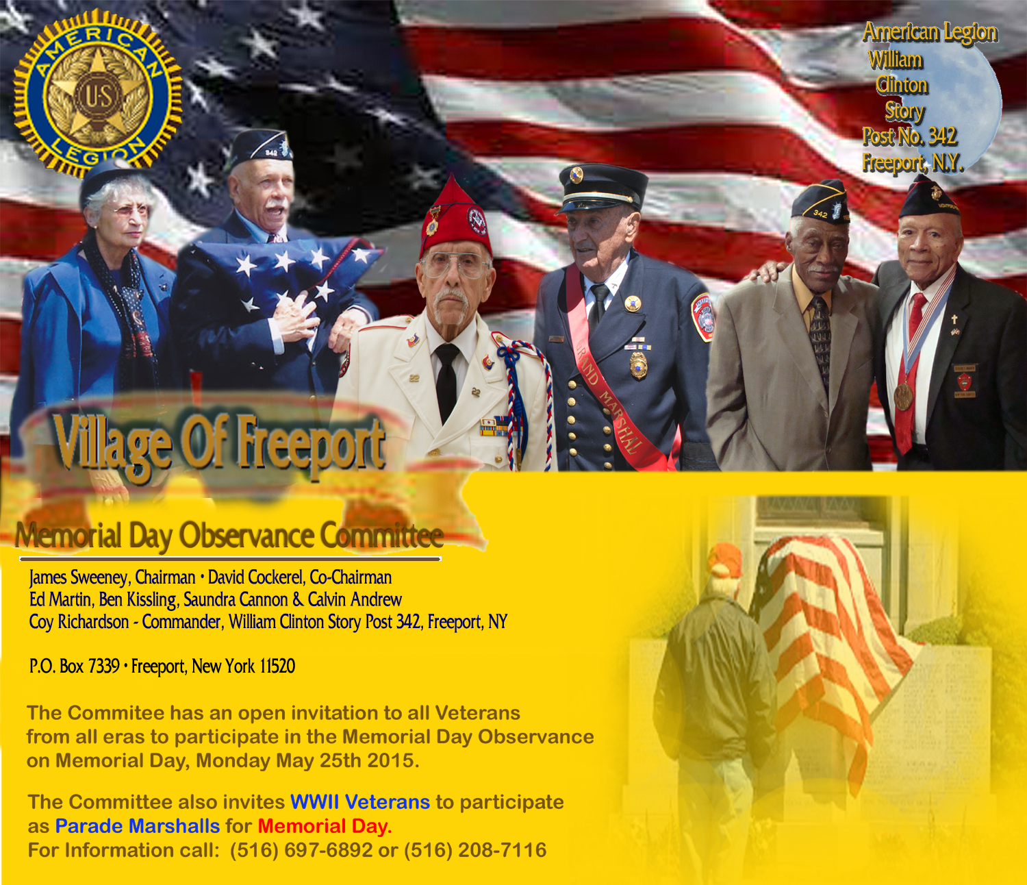 Legion Post 342William Clinton Story, Freeport, N.Y. Freeport