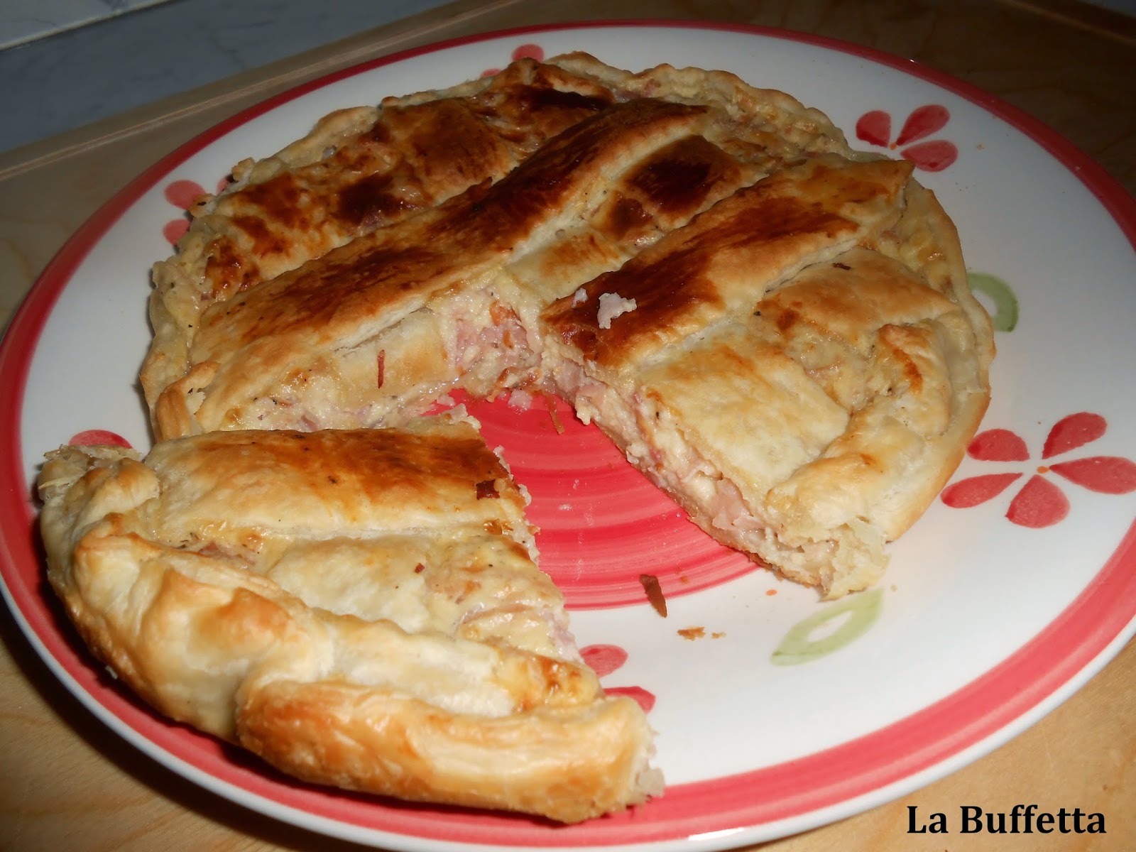 crostata al prosciutto